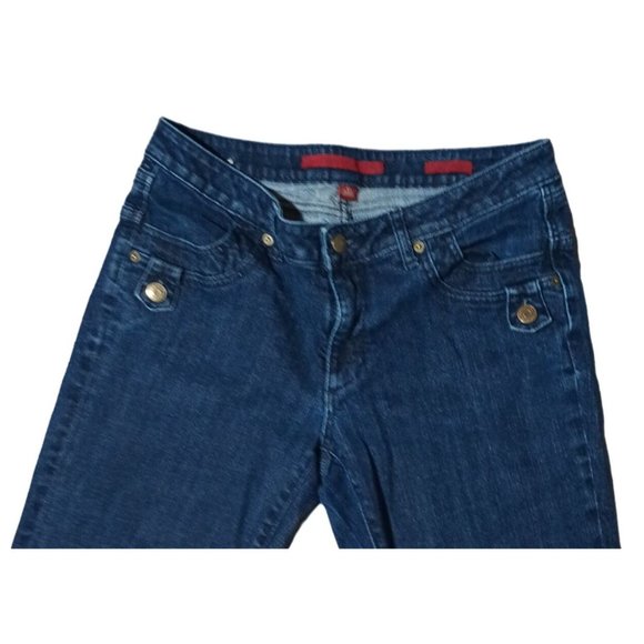 Banana Republic Jeans Limited Edition Womens Size 8 S Boot Cut Dark Denim Short - Picture 5 of 15